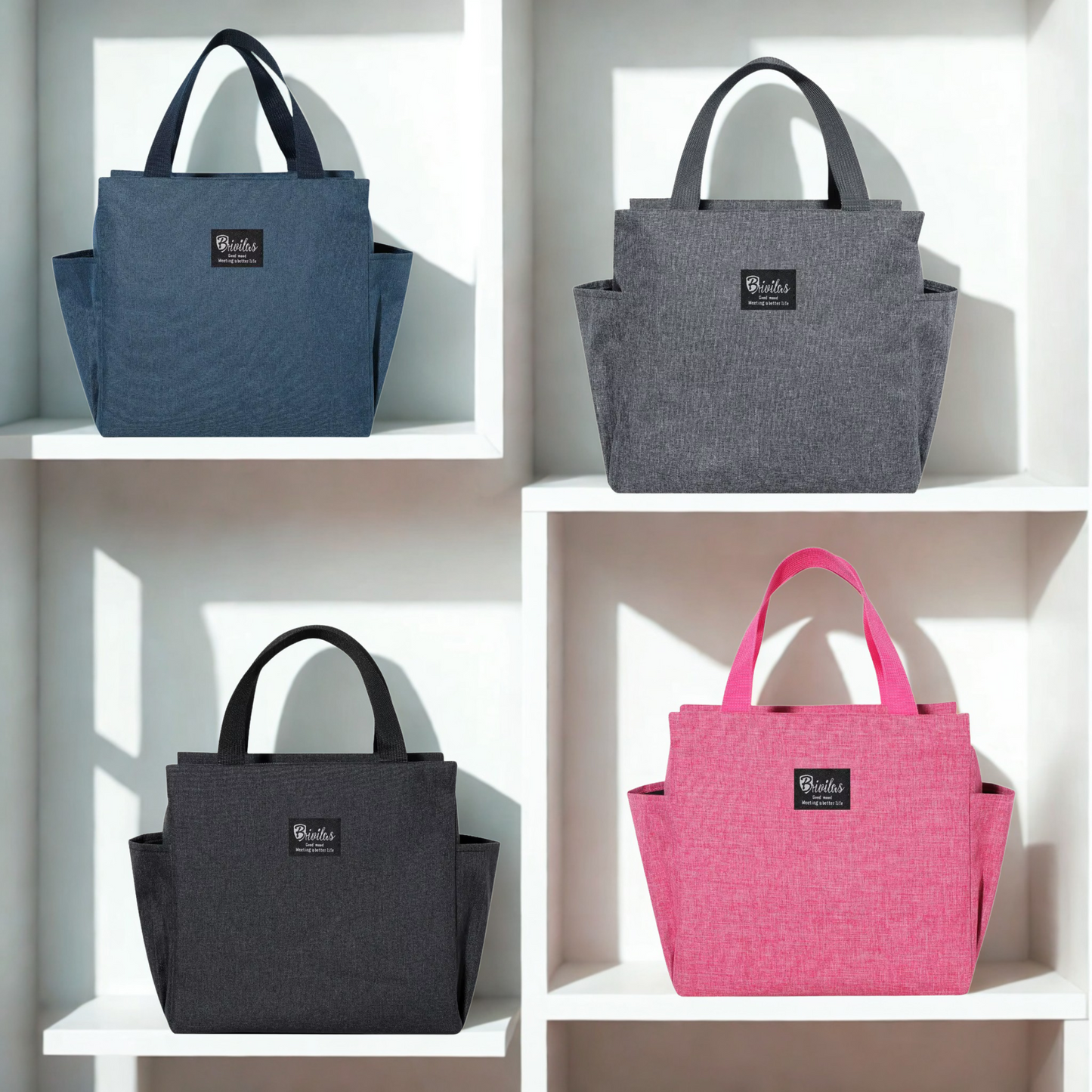 Insulated Thermal Lunch Bag – Waterproof Cooler Tote