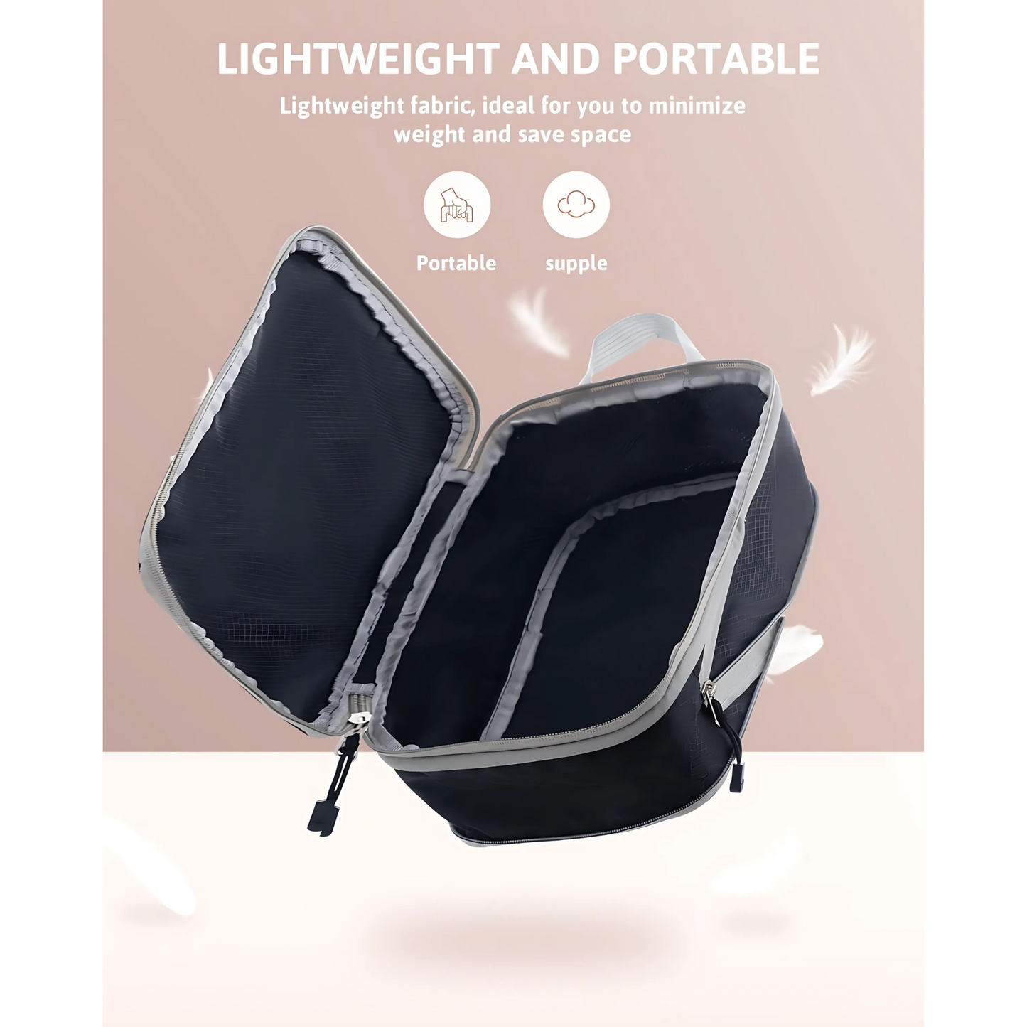 LITH 3-Piece Compression Packing Cubes Set