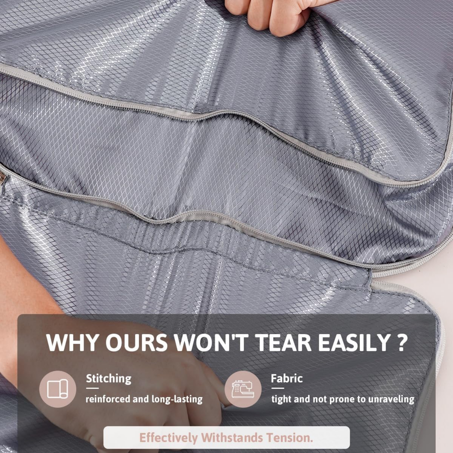 LITH 3-Piece Compression Packing Cubes Set