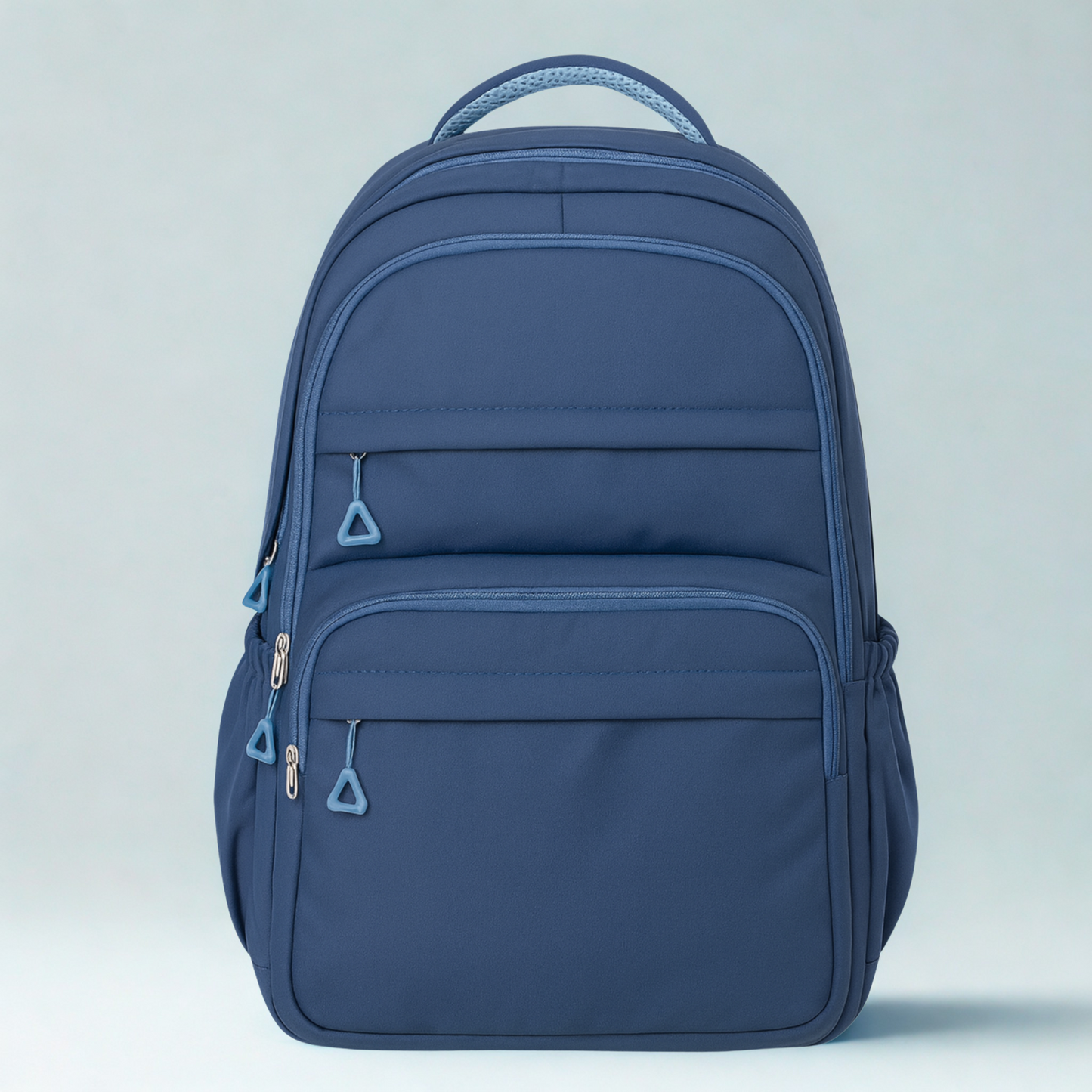 Lith 5-Pocket Oxford Nylon School & Commute Backpack – Deep Pink (31 x 45 x 23 cm)