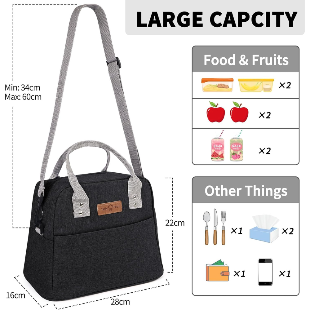 Premium Insulated Lunch Bag – Durable, Spacious & Travel-Ready