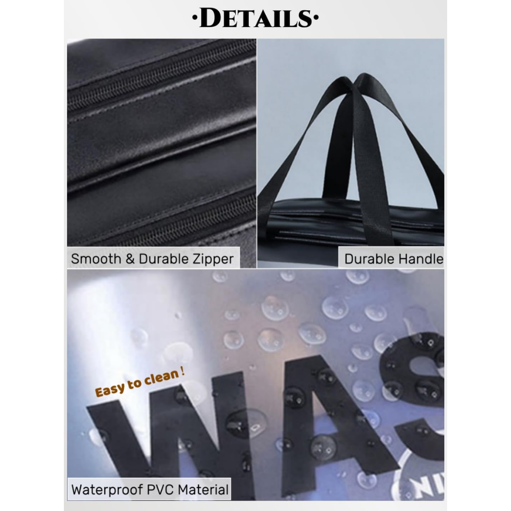 Waterproof Large Travel Toiletry & Cosmetic Gym Wash Bag
