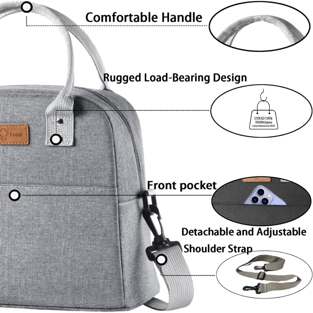 Premium Insulated Lunch Bag – Durable, Spacious & Travel-Ready