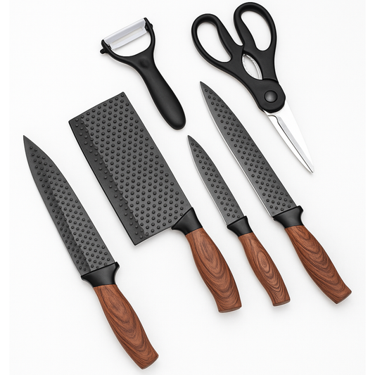 🔪 LITH 6-Piece Multipurpose Kitchen Knife Set