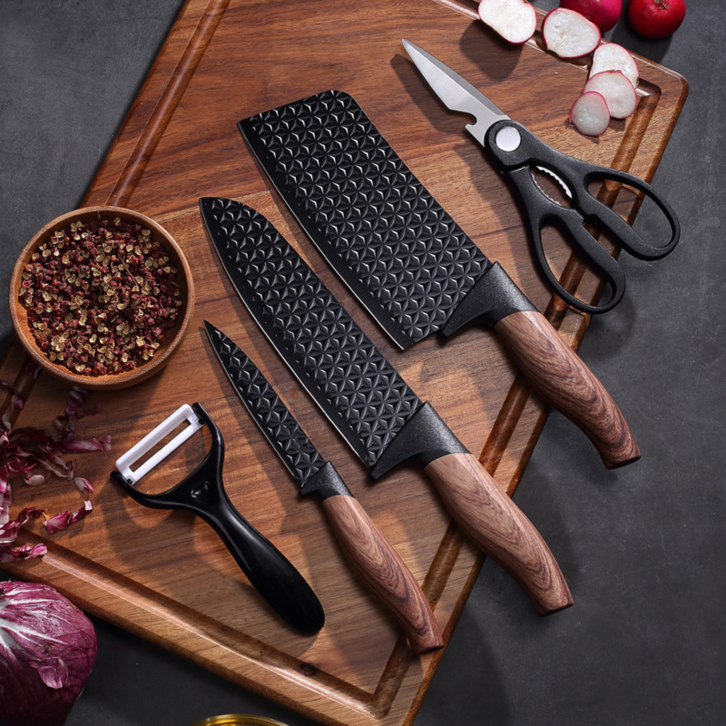 πͺ LITH 6-Piece Multipurpose Kitchen Knife Set