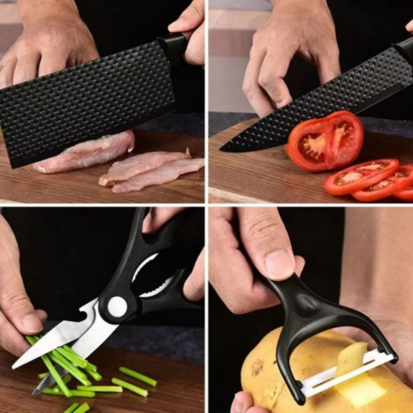 πͺ LITH 6-Piece Multipurpose Kitchen Knife Set
