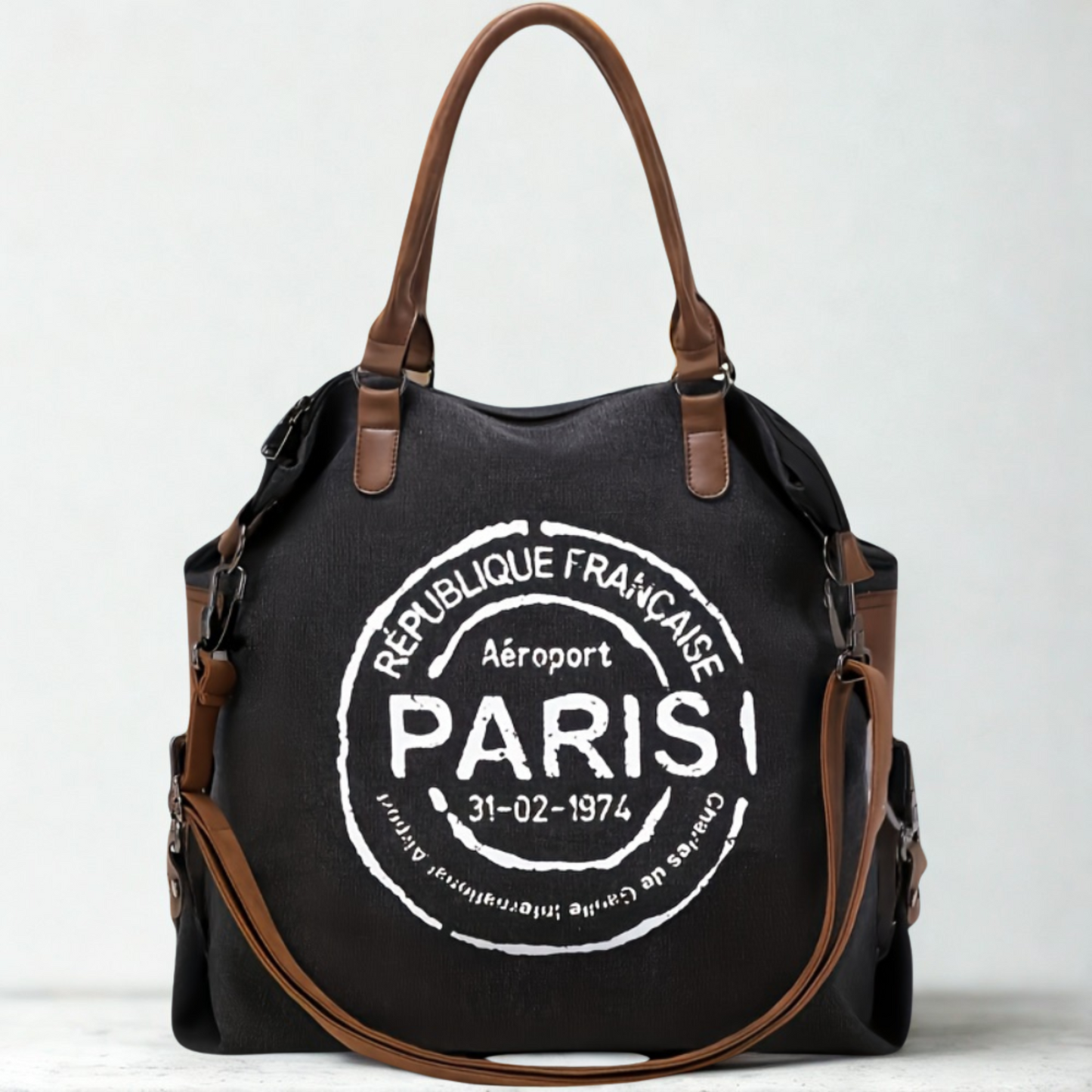 Splendid Large Vintage Canvas Tote Handbag