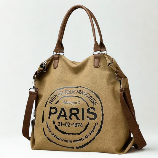 Splendid Large Vintage Canvas Tote Handbag