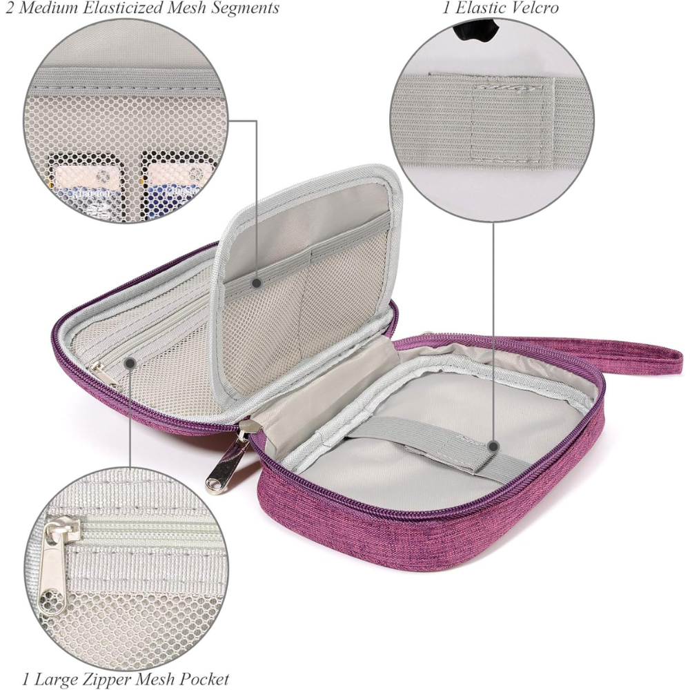 Portable Waterproof Cable Organizer Pouch – Travel USB & Electronics Charger Bag