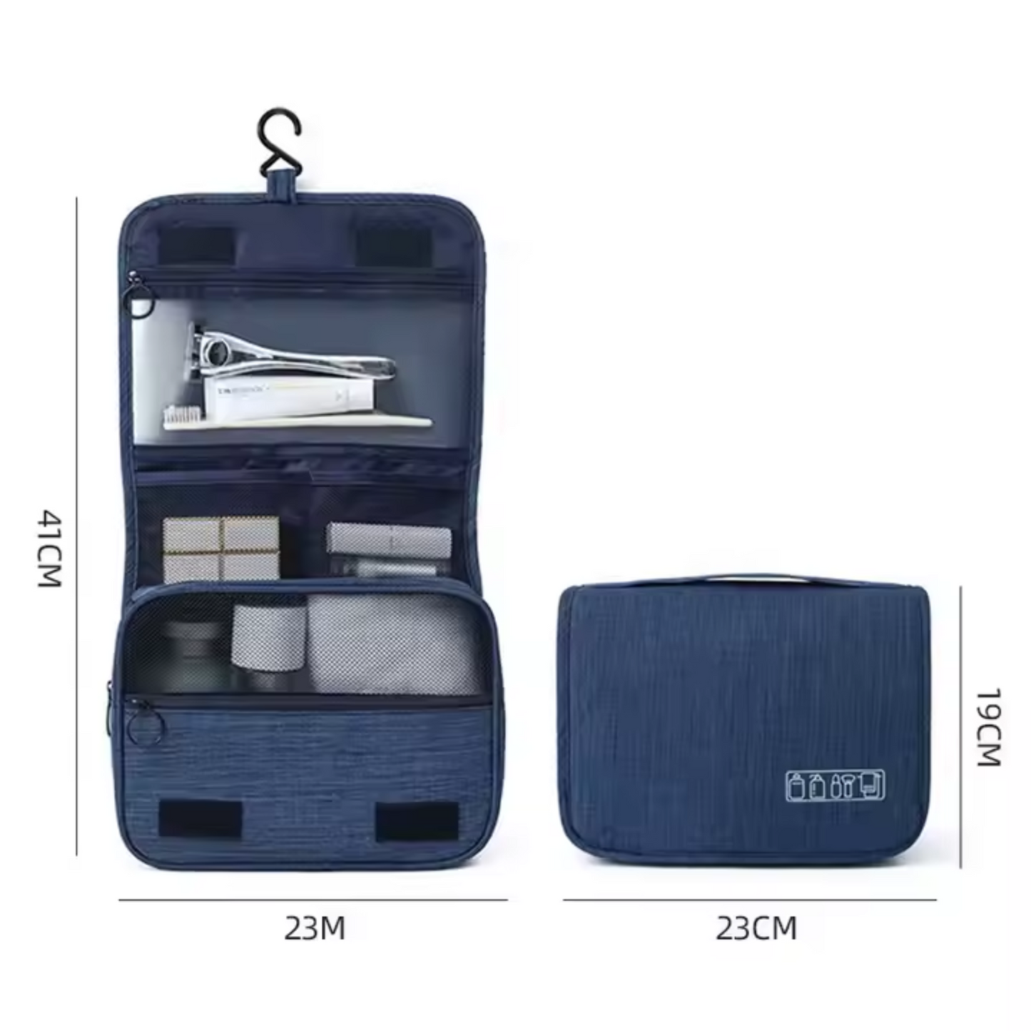 Waterproof Hanging Travel Toiletry & Makeup Shower Bag