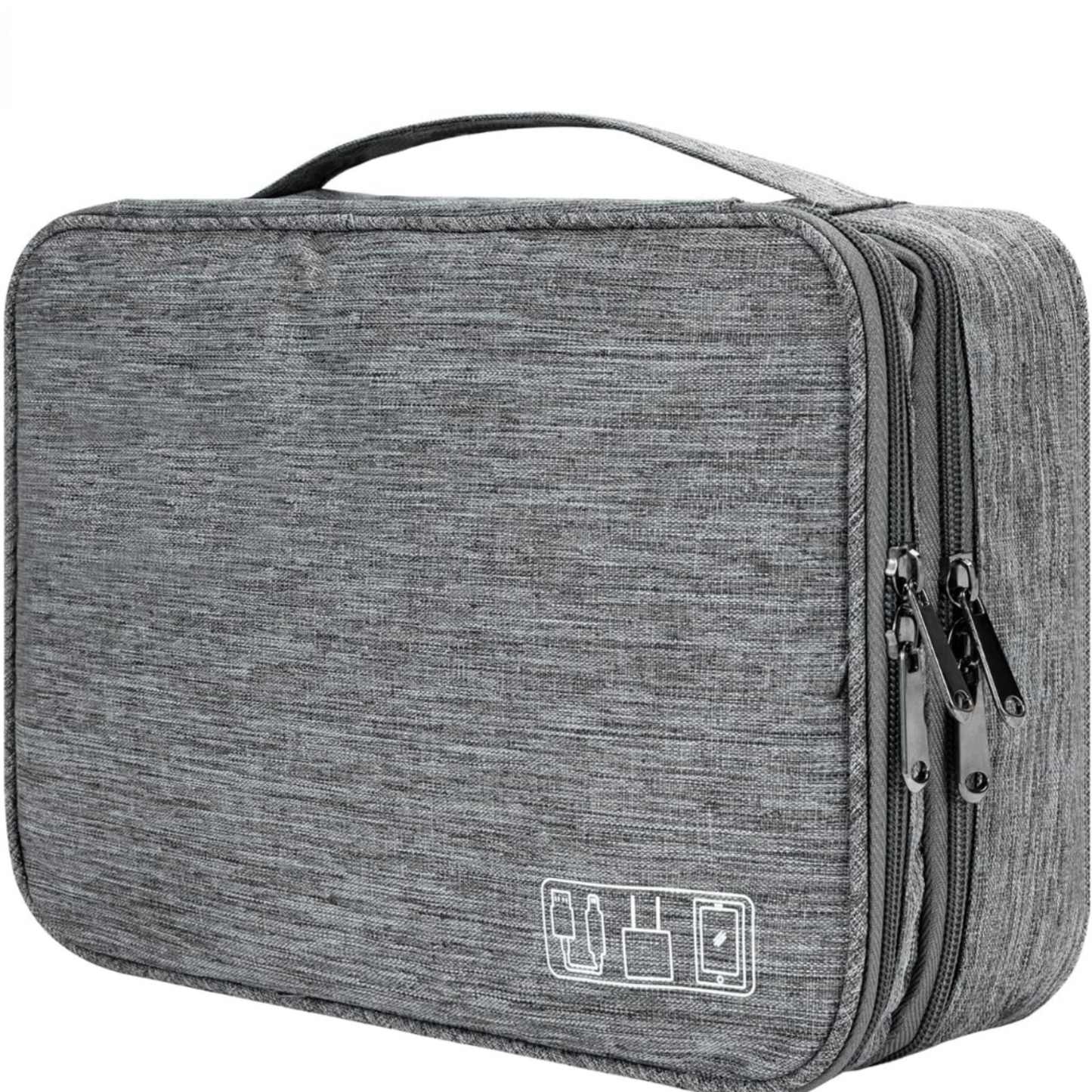 Double Layer Travel Electronics Accessories Organizer Bag