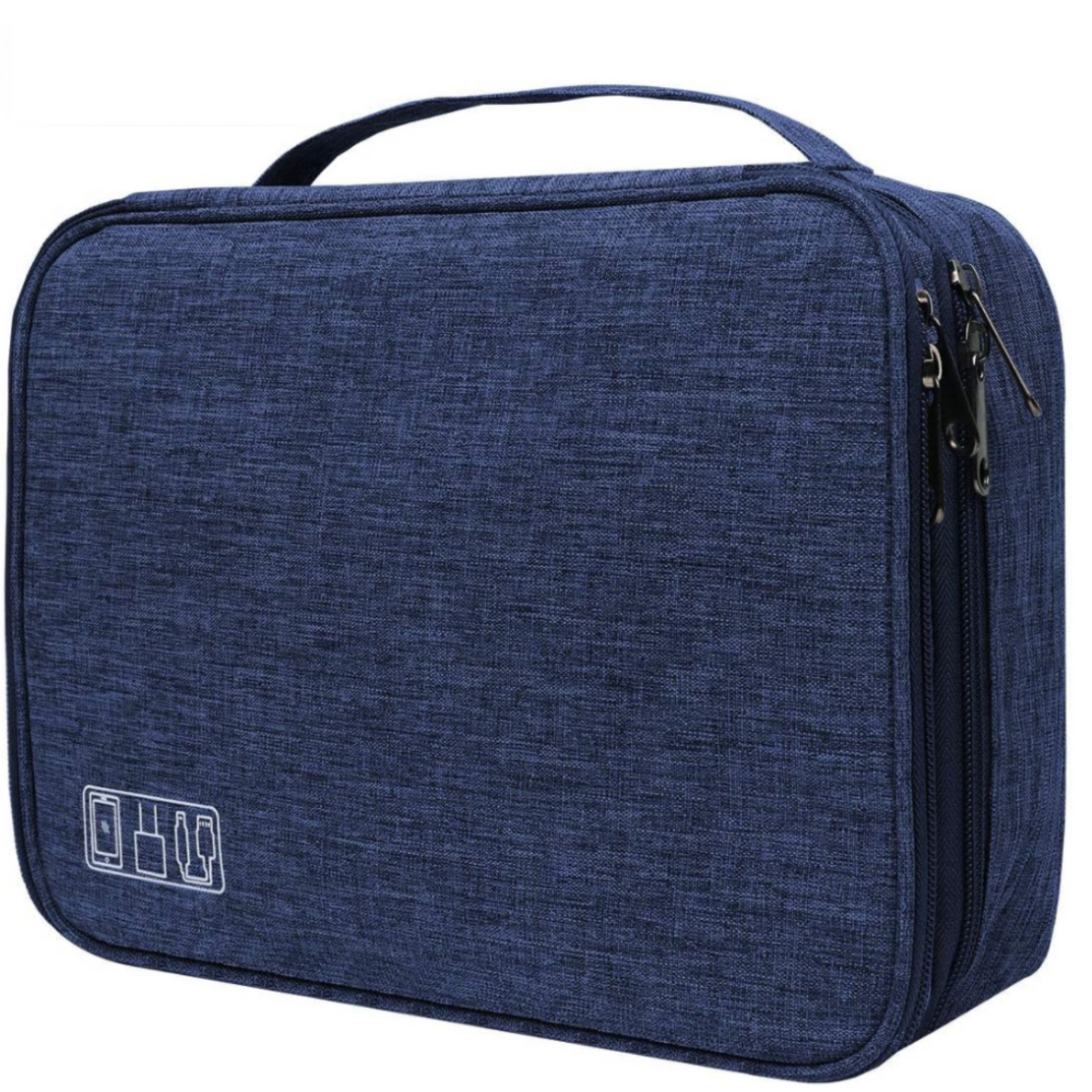 Double Layer Travel Electronics Accessories Organizer Bag