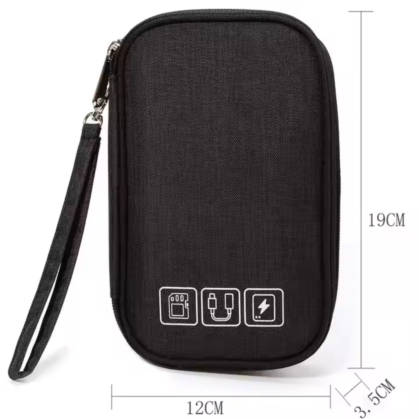 Portable Waterproof Cable Organizer Pouch – Travel USB & Electronics Charger Bag