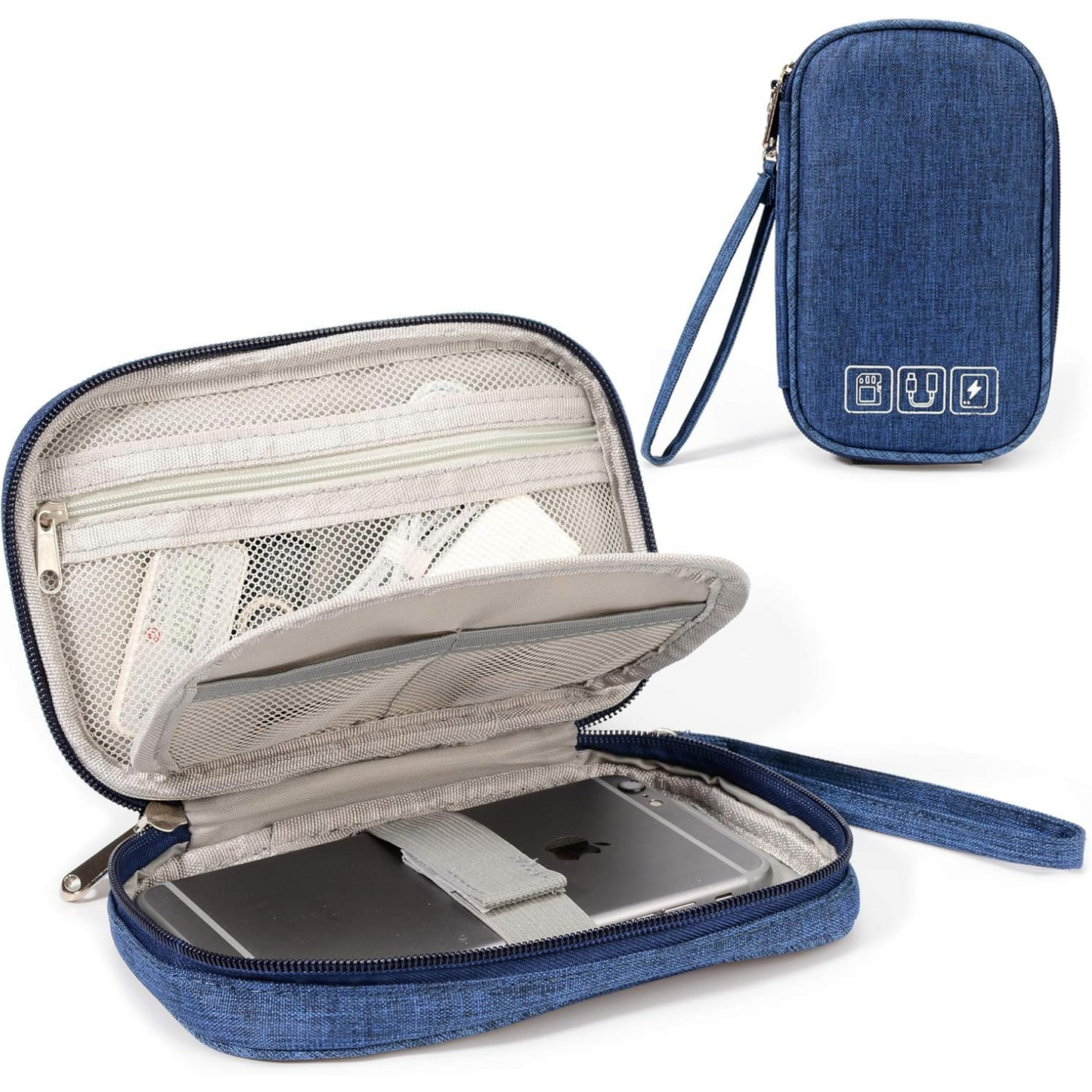 Portable Waterproof Cable Organizer Pouch – Travel USB & Electronics Charger Bag