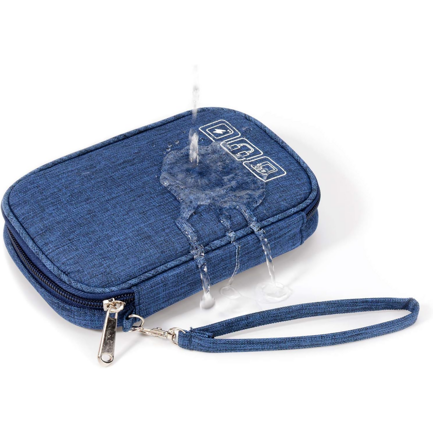 Portable Waterproof Cable Organizer Pouch – Travel USB & Electronics Charger Bag