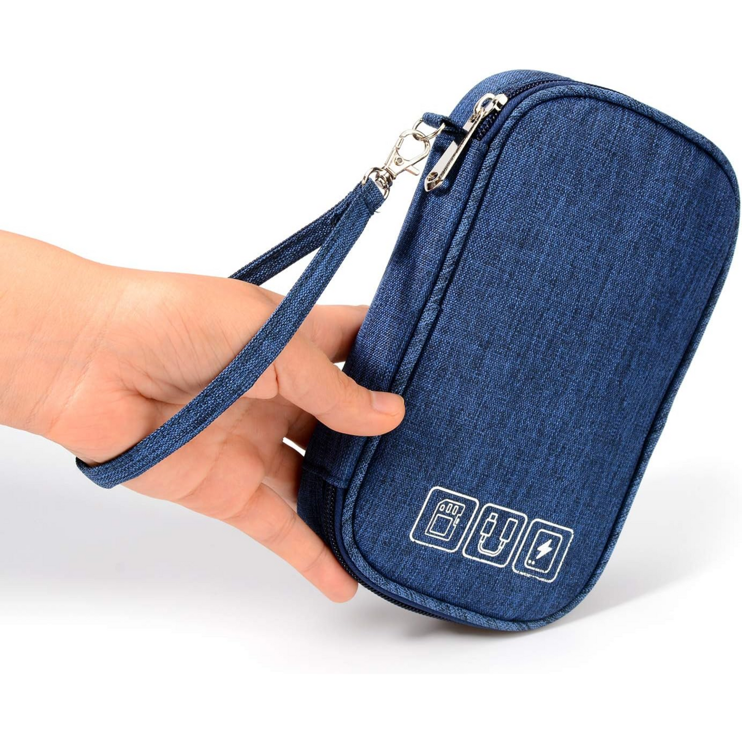 Portable Waterproof Cable Organizer Pouch – Travel USB & Electronics Charger Bag