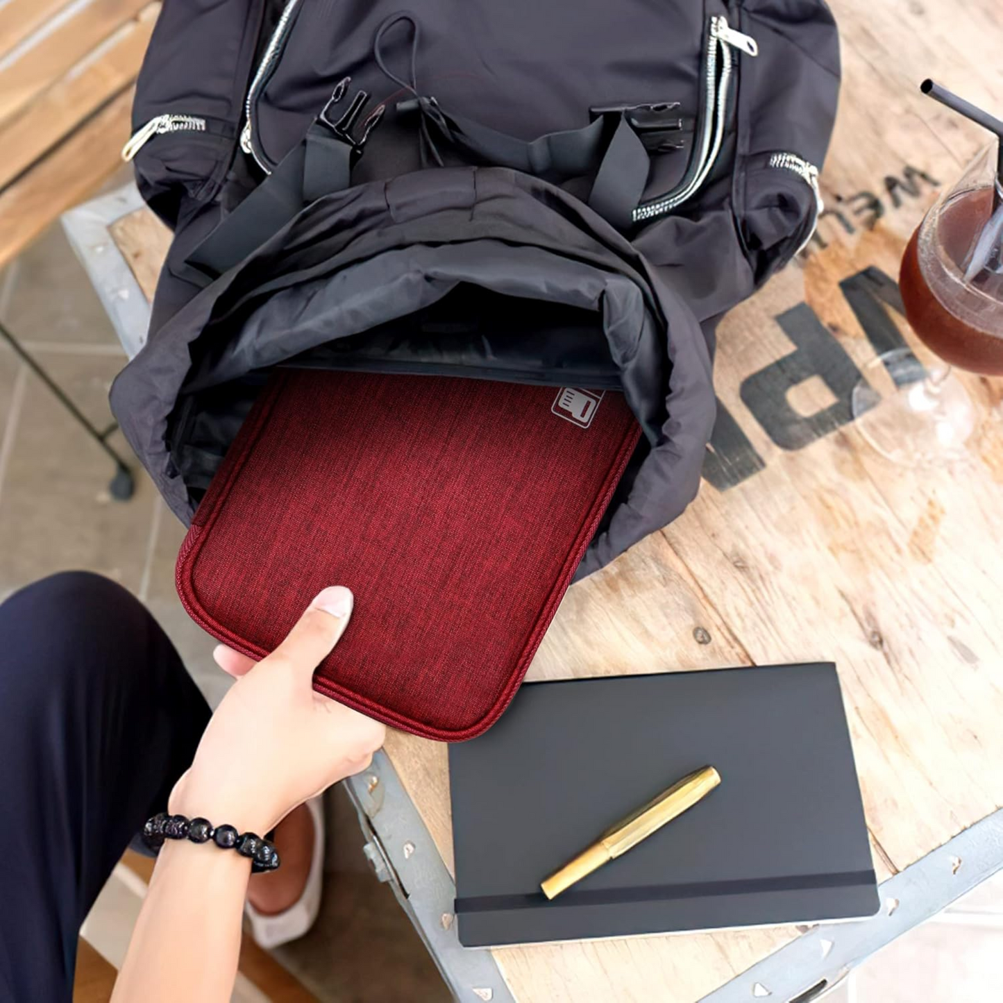 Cable Organizer Bag – Travel Essentials Electronics Organizer with Handle