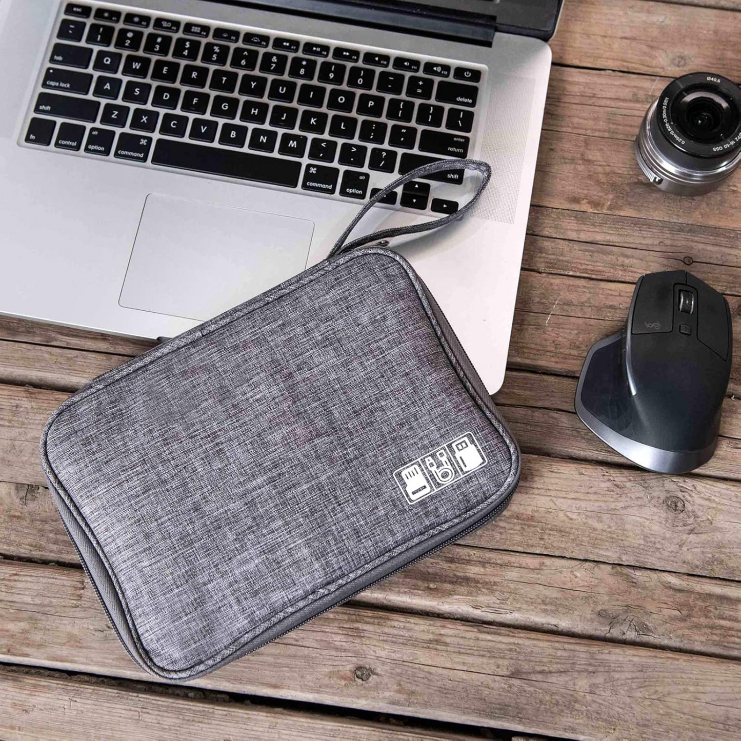 Cable Organizer Bag – Travel Essentials Electronics Organizer with Handle
