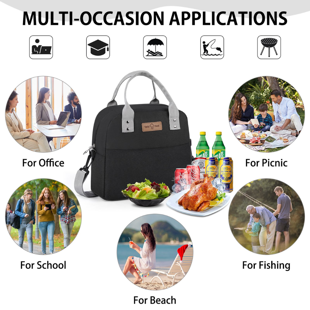 Premium Insulated Lunch Bag – Durable, Spacious & Travel-Ready