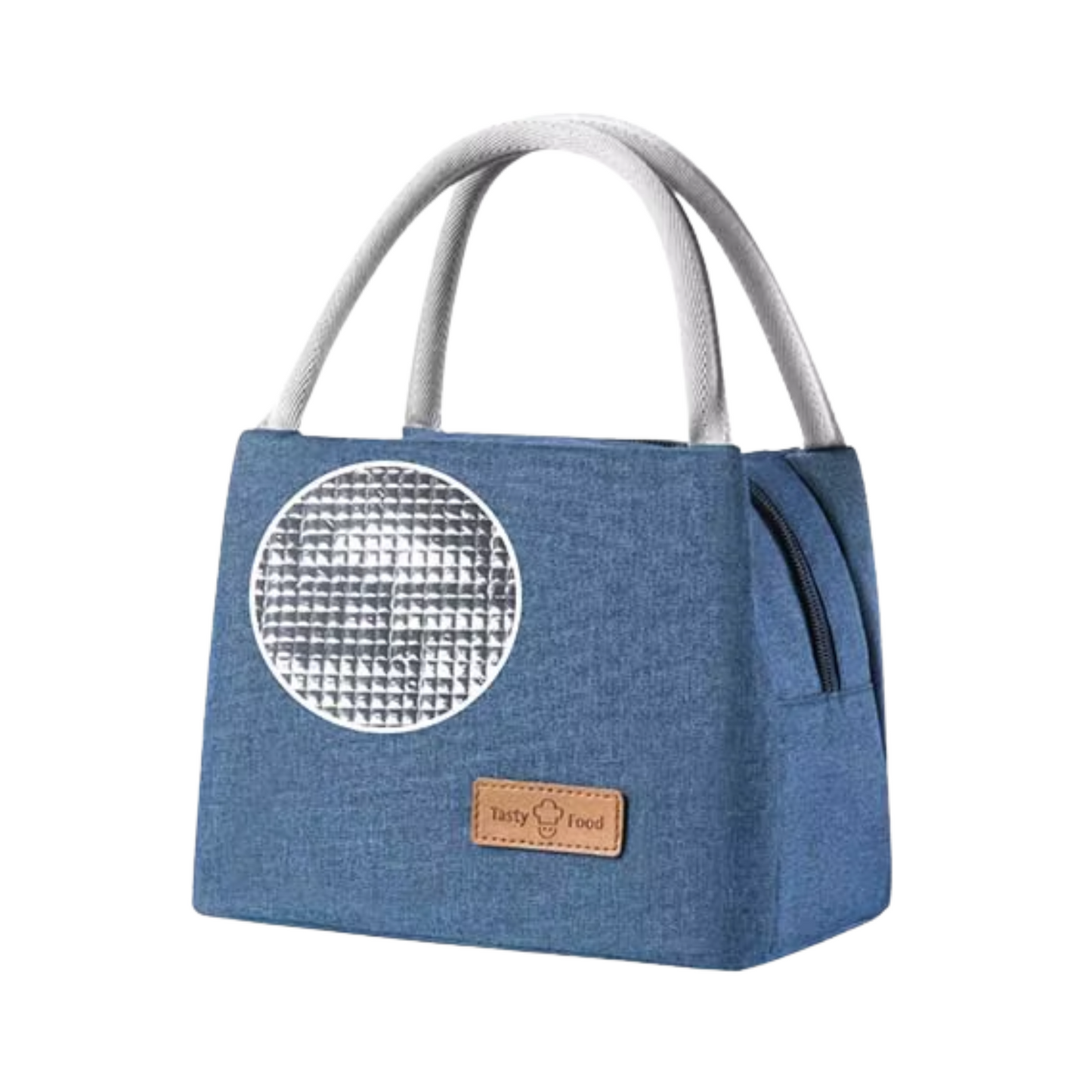 Tasty Food Plain Foil Insulated Lunch Bag