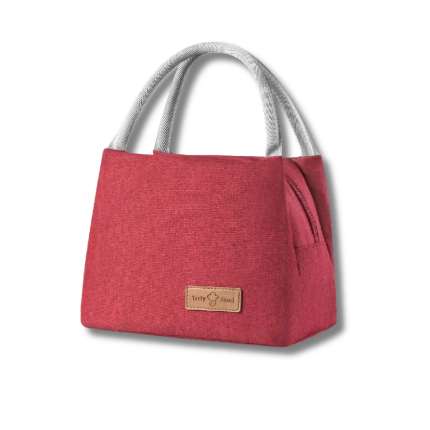 Tasty Food Plain Foil Insulated Lunch Bag