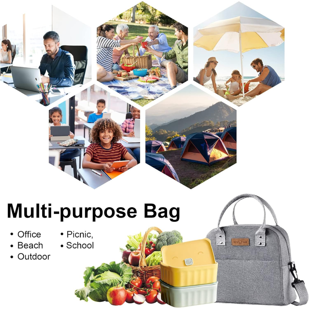 Premium Insulated Lunch Bag – Durable, Spacious & Travel-Ready