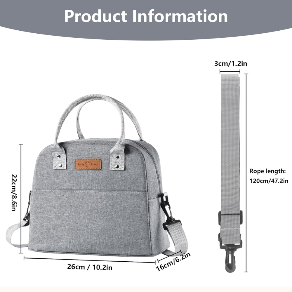 Premium Insulated Lunch Bag – Durable, Spacious & Travel-Ready