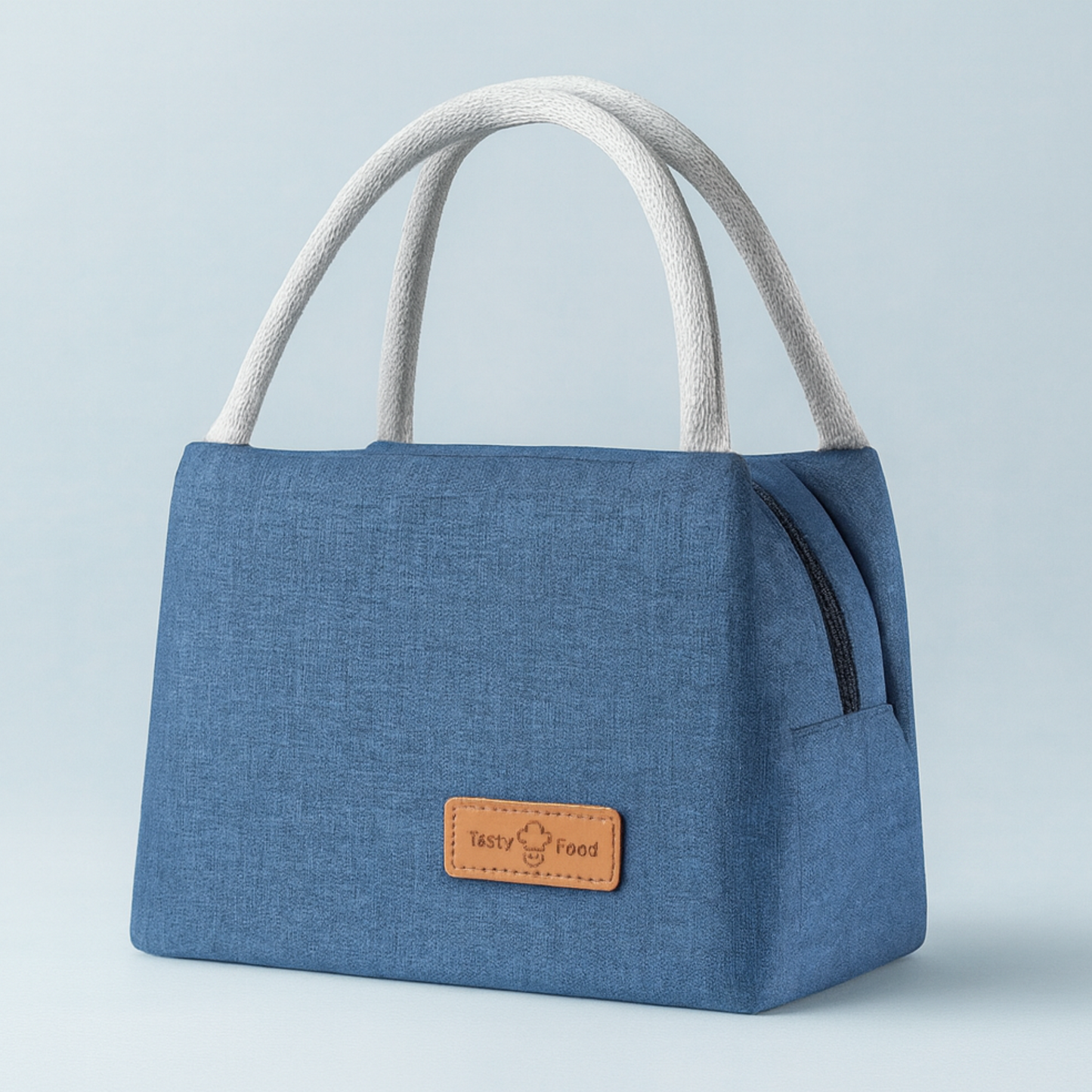 Tasty Food Plain Foil Insulated Lunch Bag