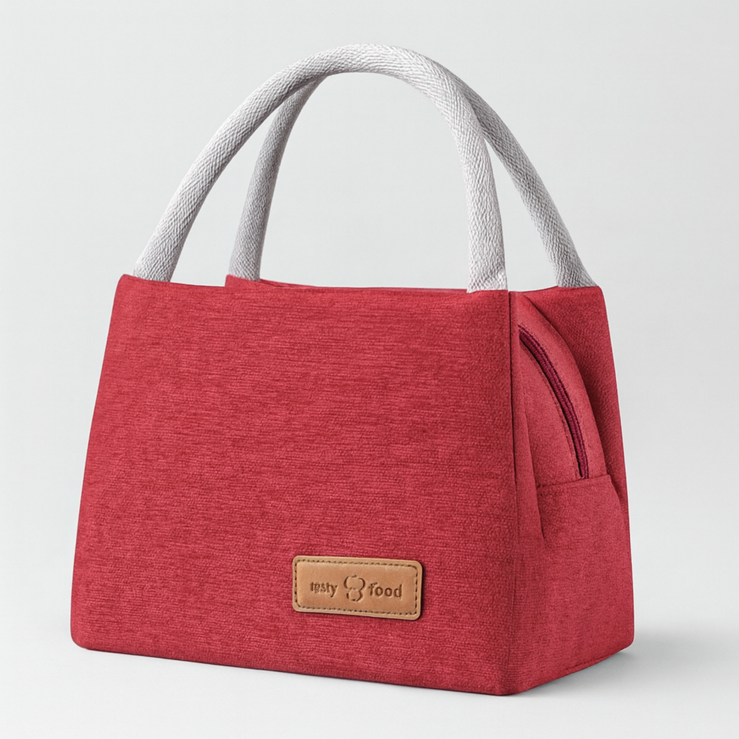 Tasty Food Plain Foil Insulated Lunch Bag