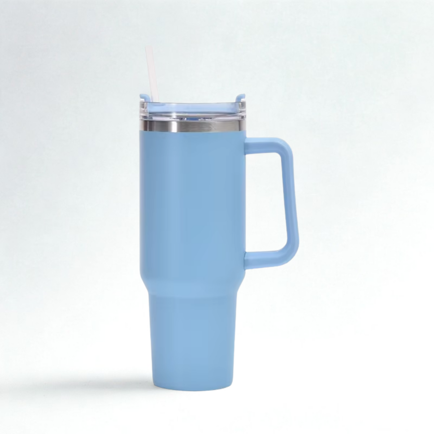 LITH 1200ml Insulated Tumbler with Handle & Straw — Leakproof Stainless Steel Travel Mug