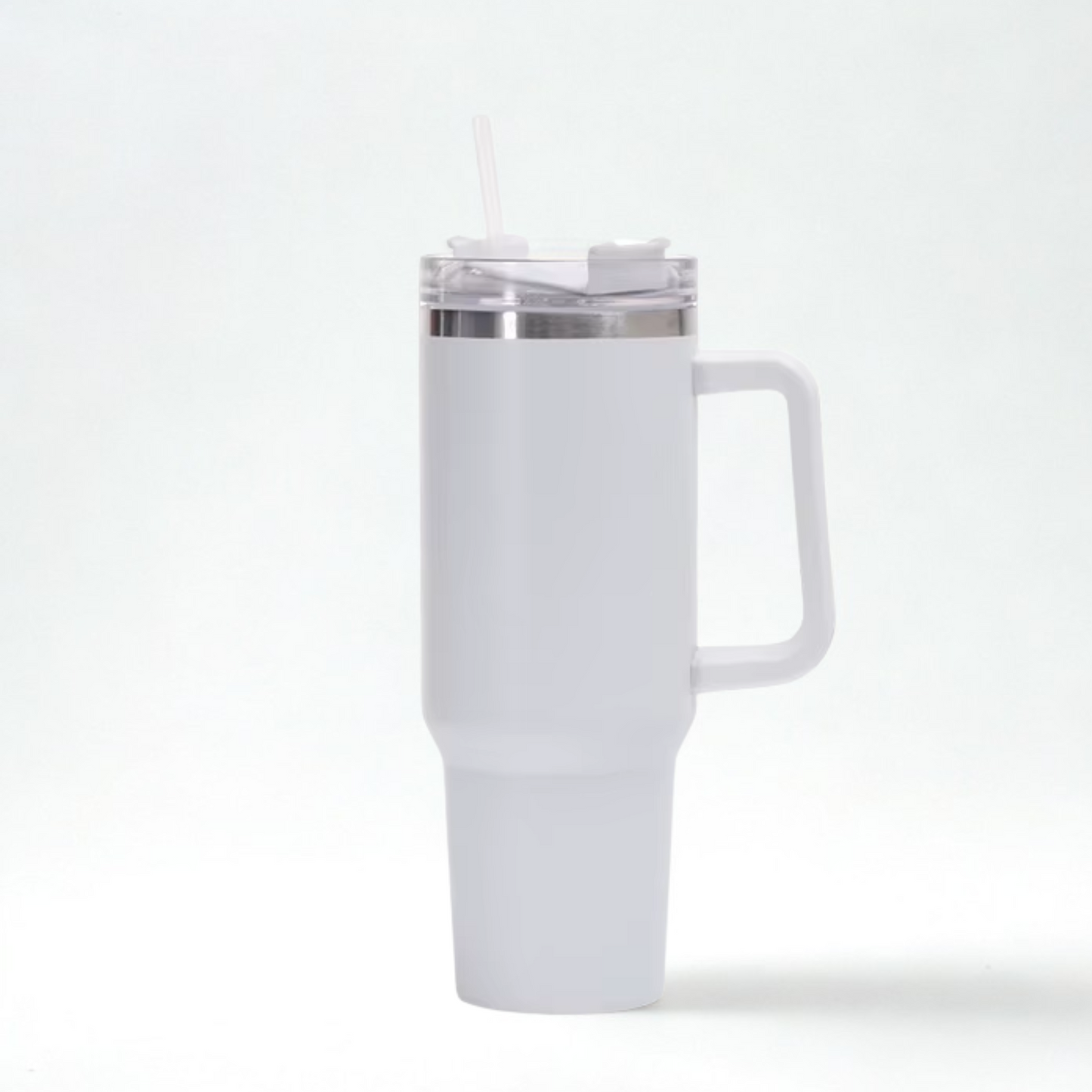 LITH 1200ml Insulated Tumbler with Handle & Straw — Leakproof Stainless Steel Travel Mug