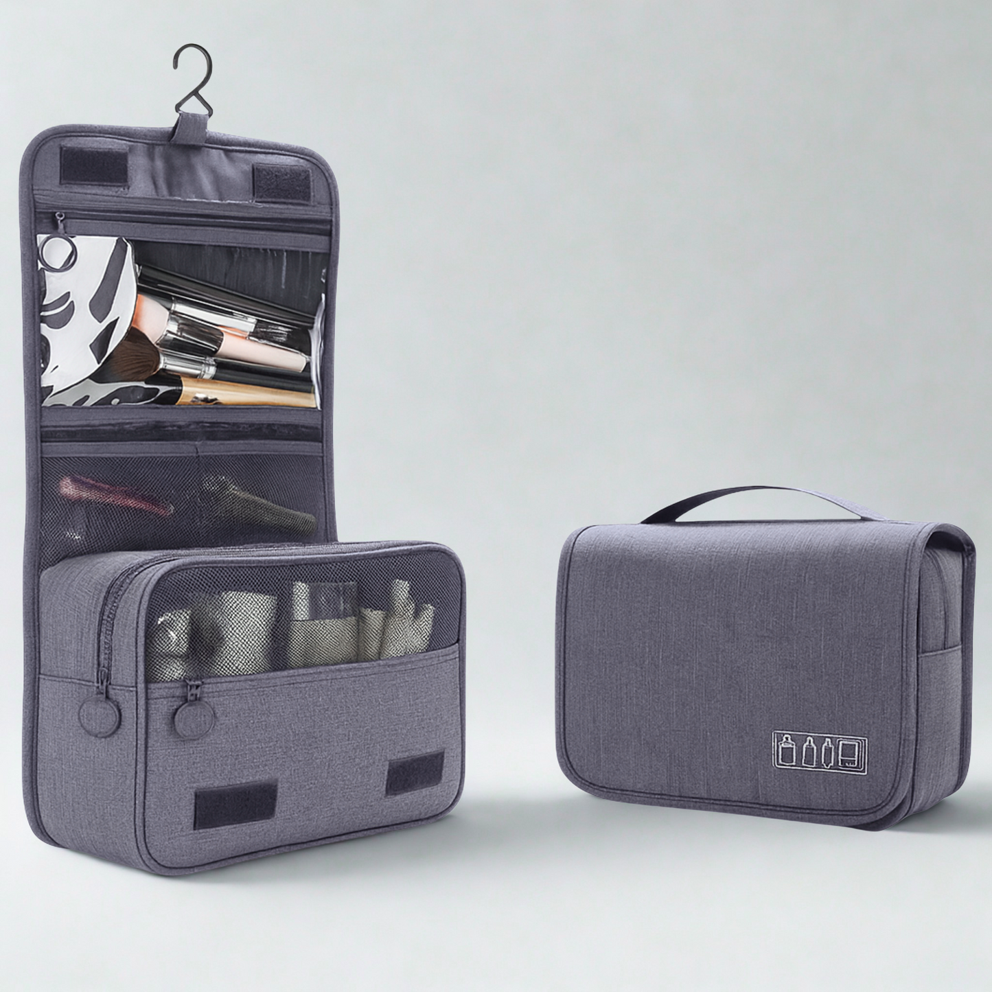 Waterproof Hanging Travel Toiletry & Makeup Shower Bag