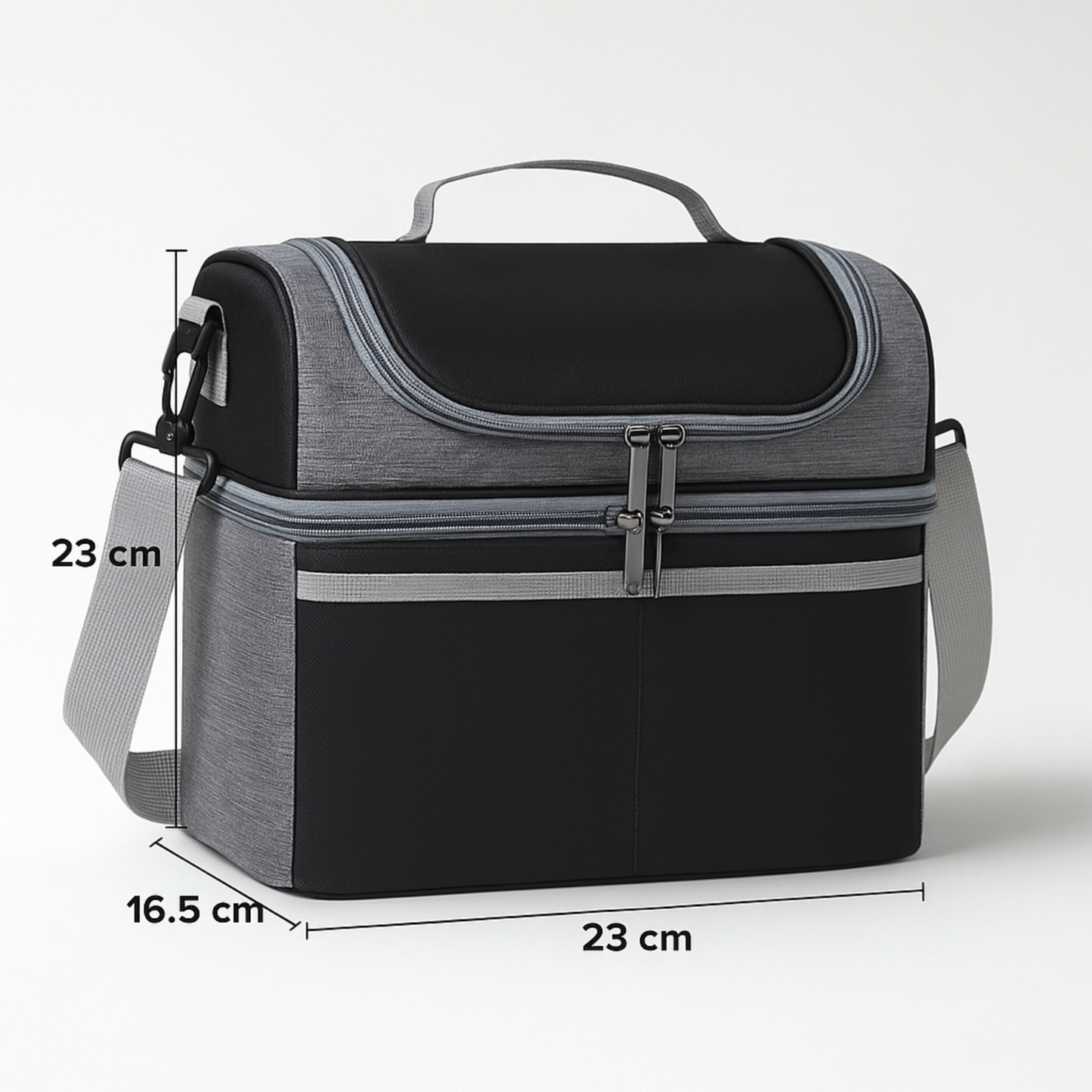 Lith Insulated Lunch Bag – Double Compartment Waterproof Cooler Tote
