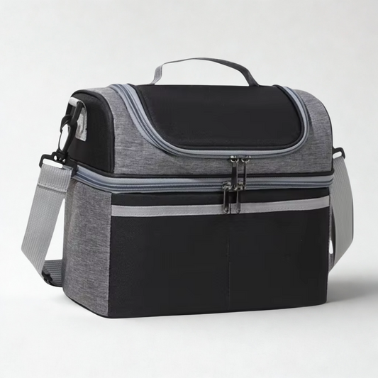 Lith Insulated Lunch Bag β Double Compartment Waterproof Cooler Tote
