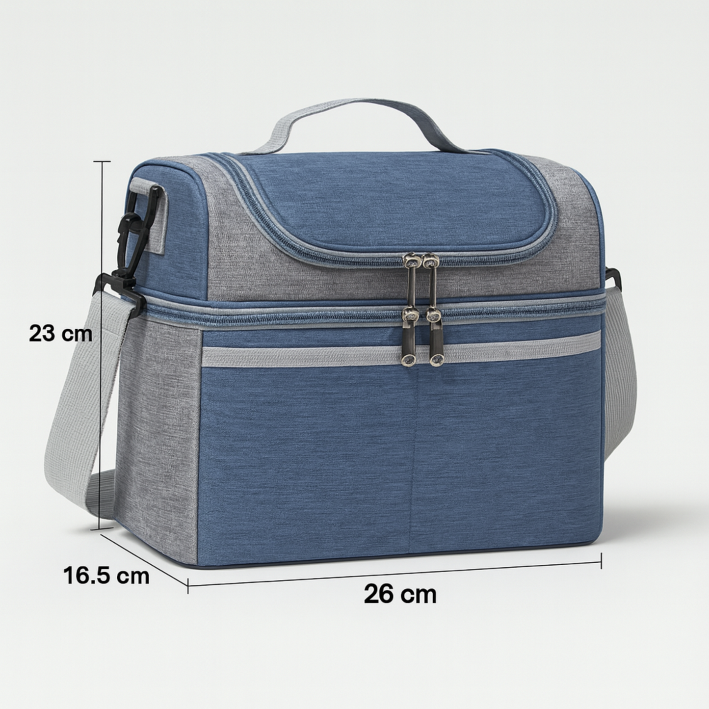 Lith Insulated Lunch Bag – Double Compartment Waterproof Cooler Tote