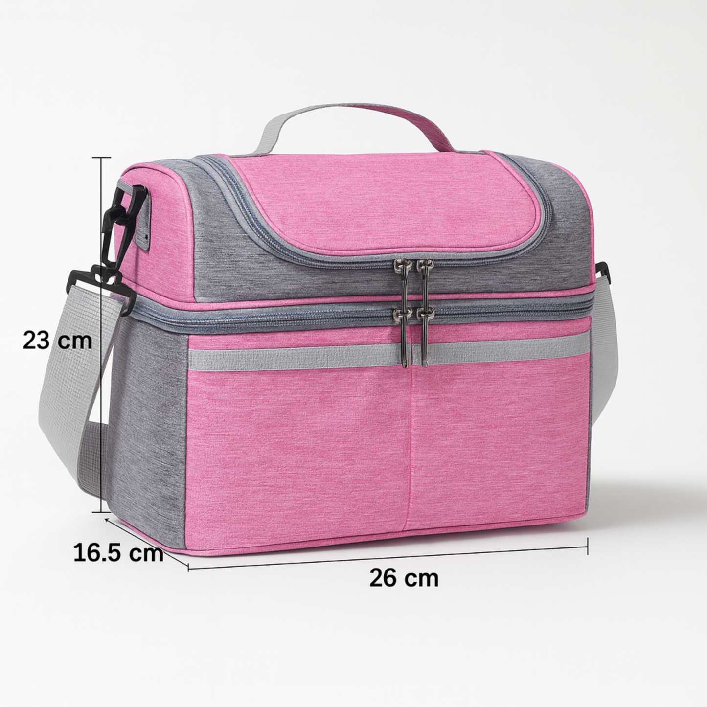 Lith Insulated Lunch Bag – Double Compartment Waterproof Cooler Tote