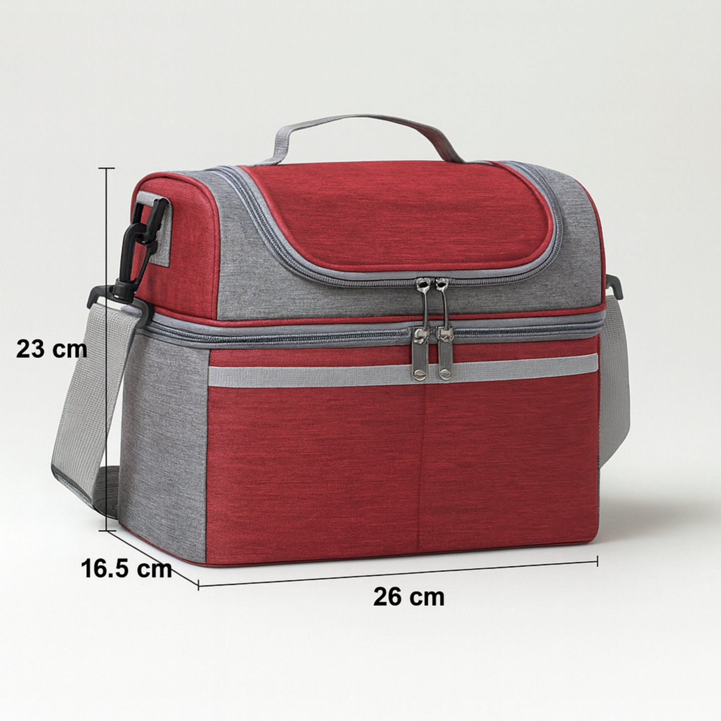 Lith Insulated Lunch Bag – Double Compartment Waterproof Cooler Tote