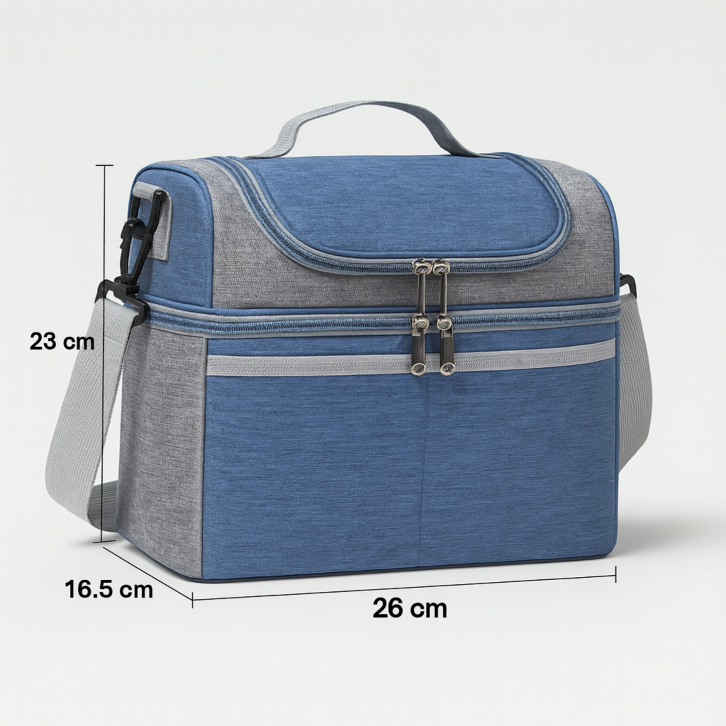 Lith Insulated Lunch Bag – Double Compartment Waterproof Cooler Tote