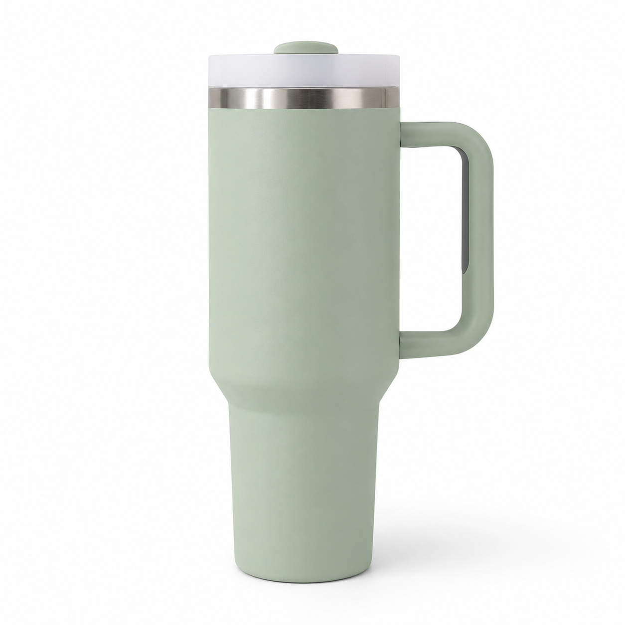 LITH 1200ml Insulated Tumbler with Handle & Straw — Leakproof Stainless Steel Travel Mug