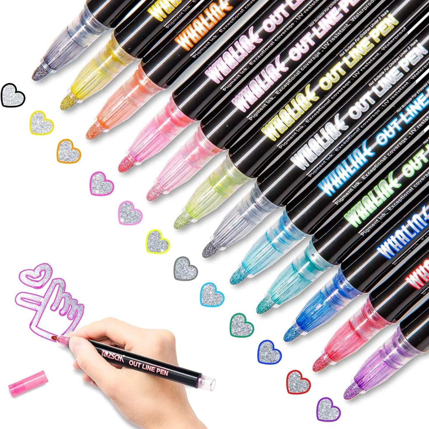 LITH 12-Piece Outline Markers Set