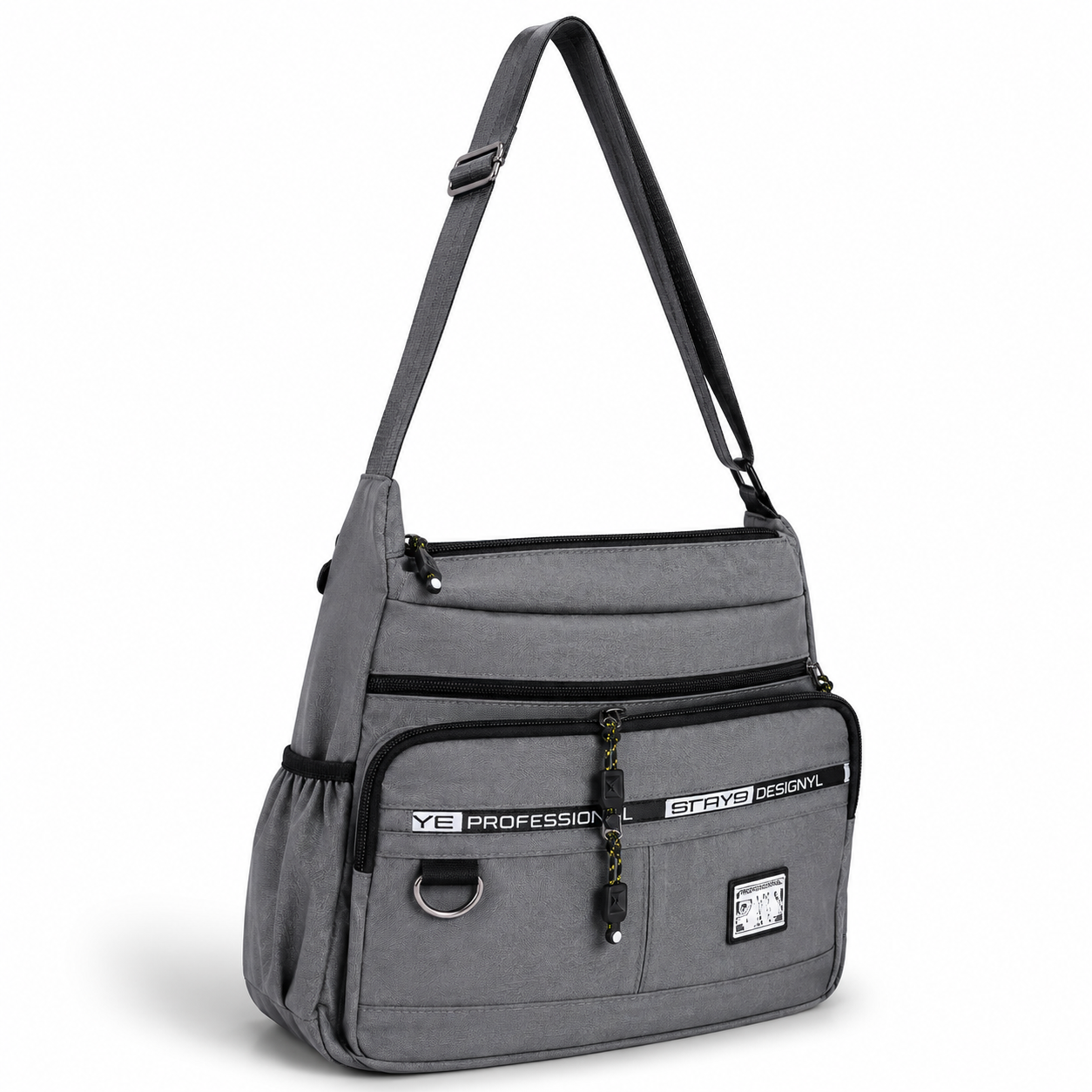 Multi-Pocket Crossbody Shoulder Bag | Water-Resistant Everyday Organiser