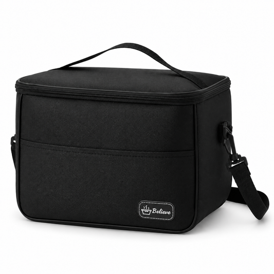 Believe 12L Large Insulated Lunch Bag – Thermal Cooler for Work & Travel