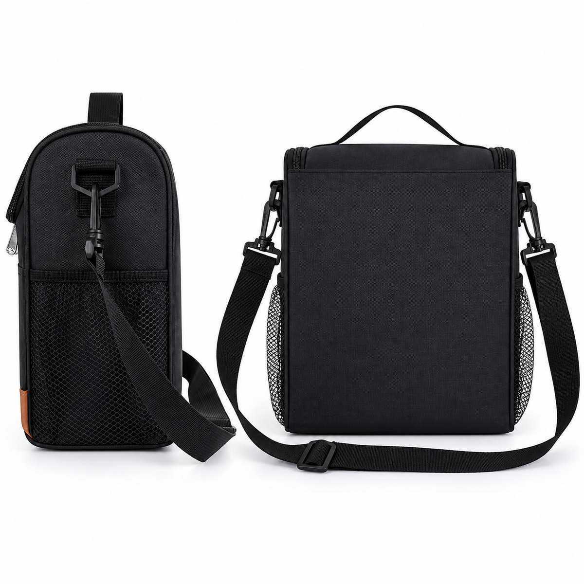 LITH 7L Insulated Lunch Bag – Water-Resistant Oxford Cooler Bag with Shoulder Strap & Mesh Side Pockets