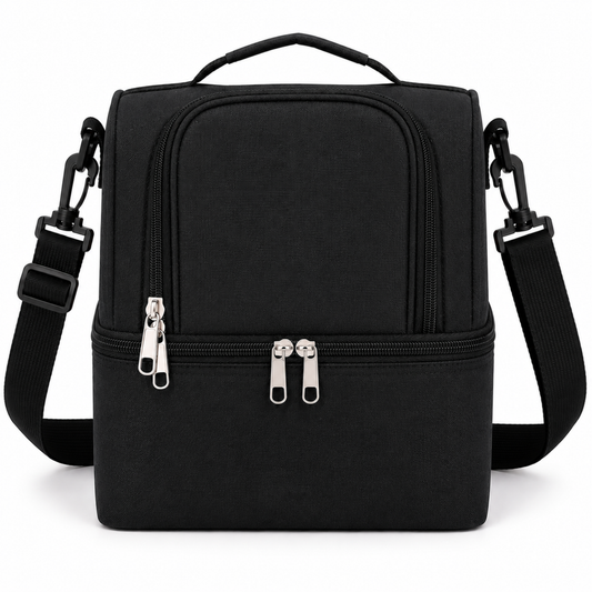 LITH 7.2L Double Layer Insulated Lunch Bag – Thermal Cooler for Work & School