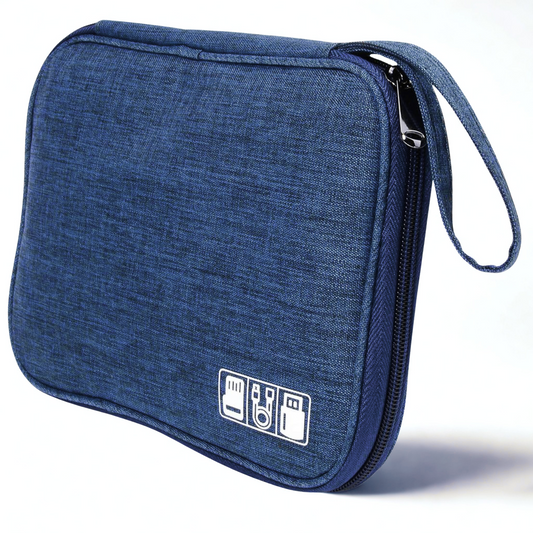 Cable Organizer Bag – Travel Essentials Electronics Organizer with Handle
