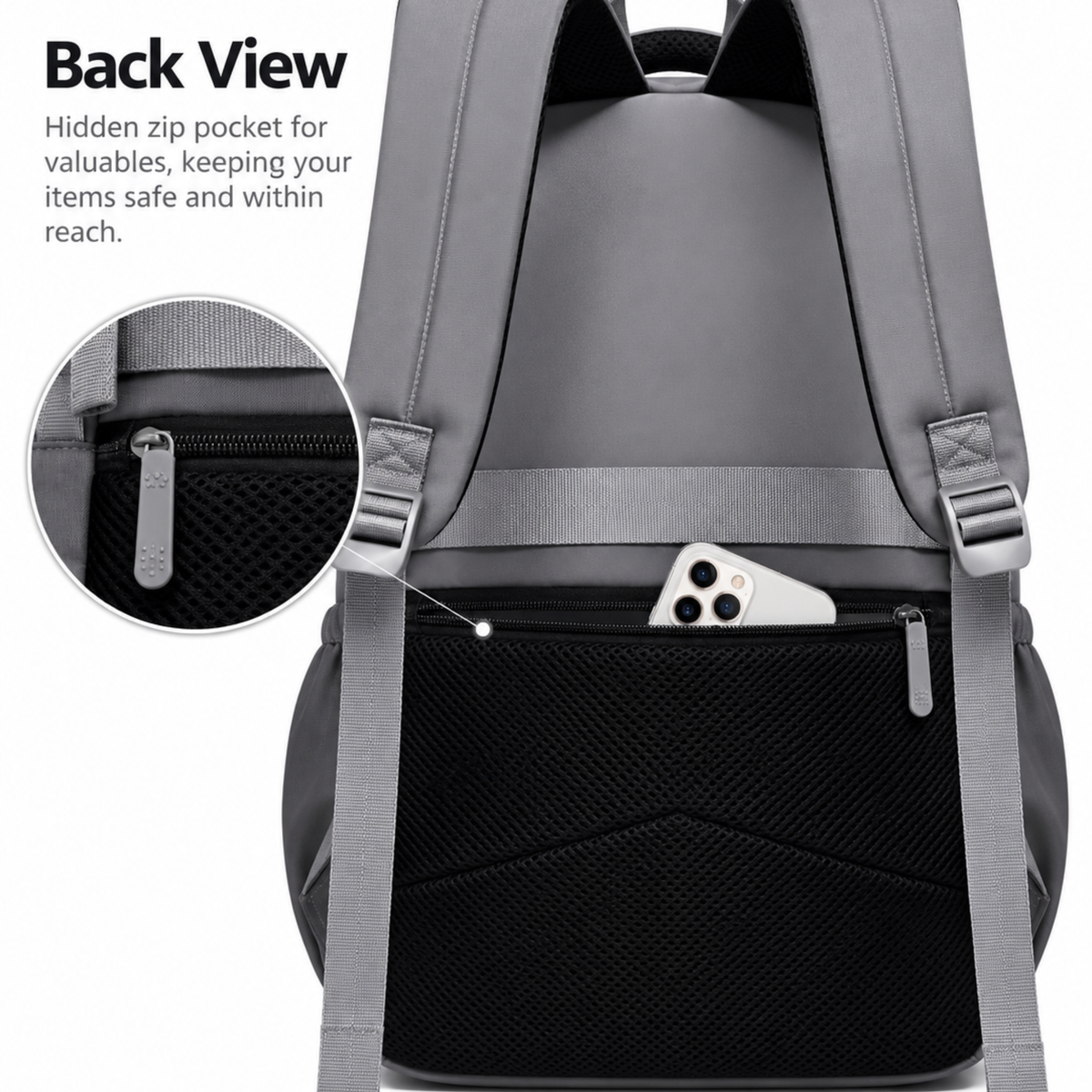 LITH Large Multi-Compartment Backpack – Oxford