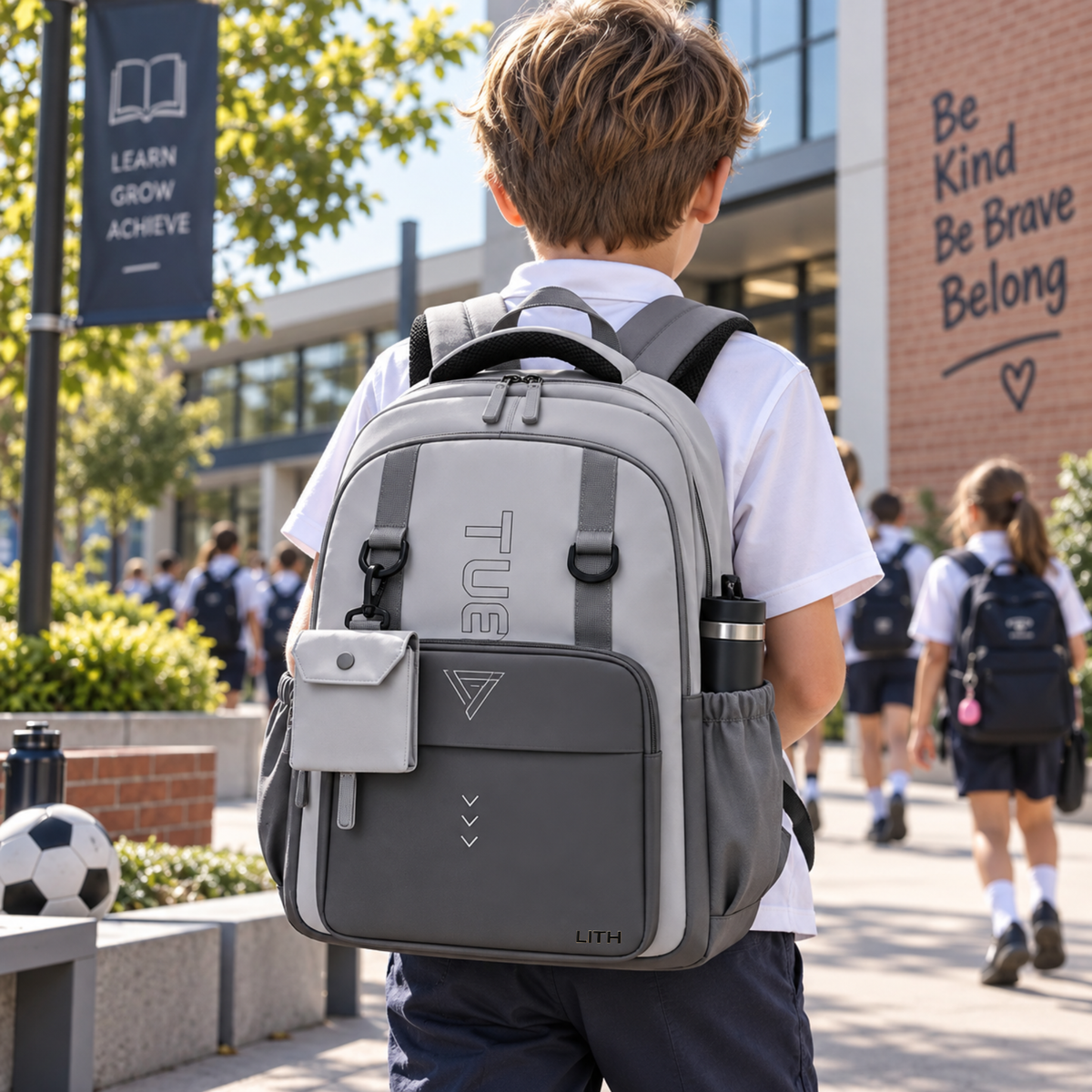 LITH Large Multi-Compartment Backpack – Oxford