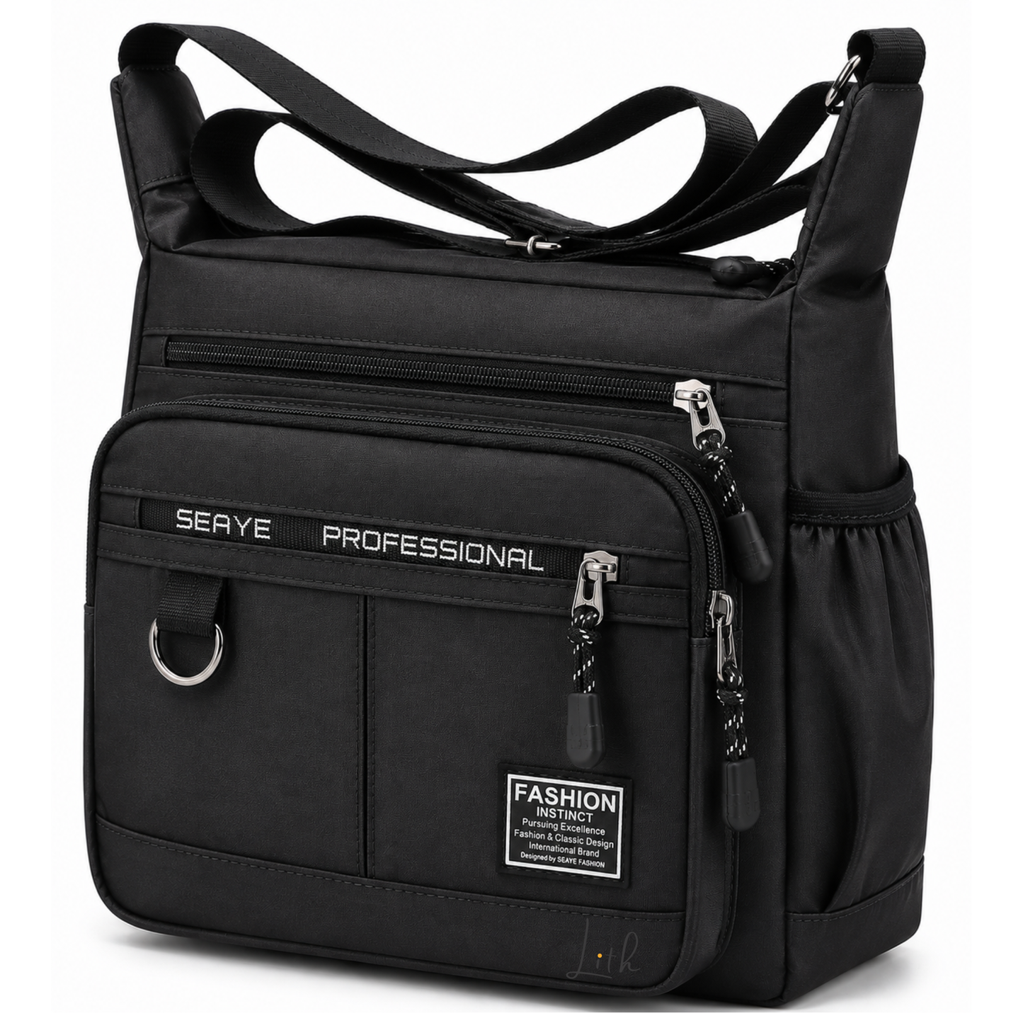 Multi-Pocket Crossbody Shoulder Bag | Water-Resistant Everyday Organiser