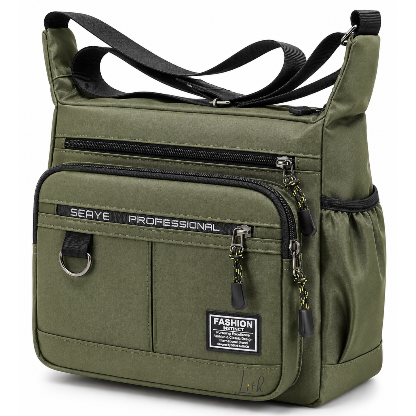 Multi-Pocket Crossbody Shoulder Bag | Water-Resistant Everyday Organiser