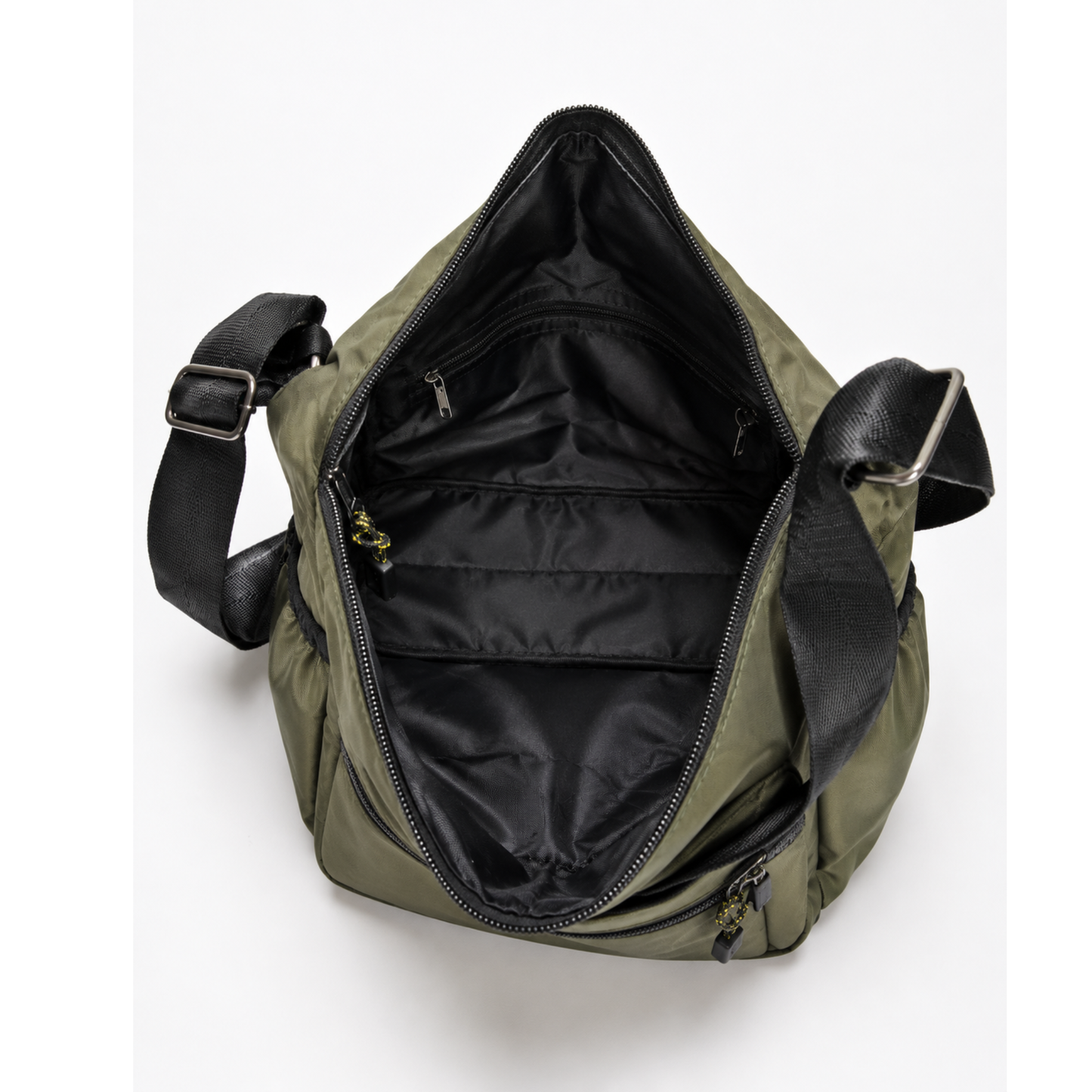 Multi-Pocket Crossbody Shoulder Bag | Water-Resistant Everyday Organiser